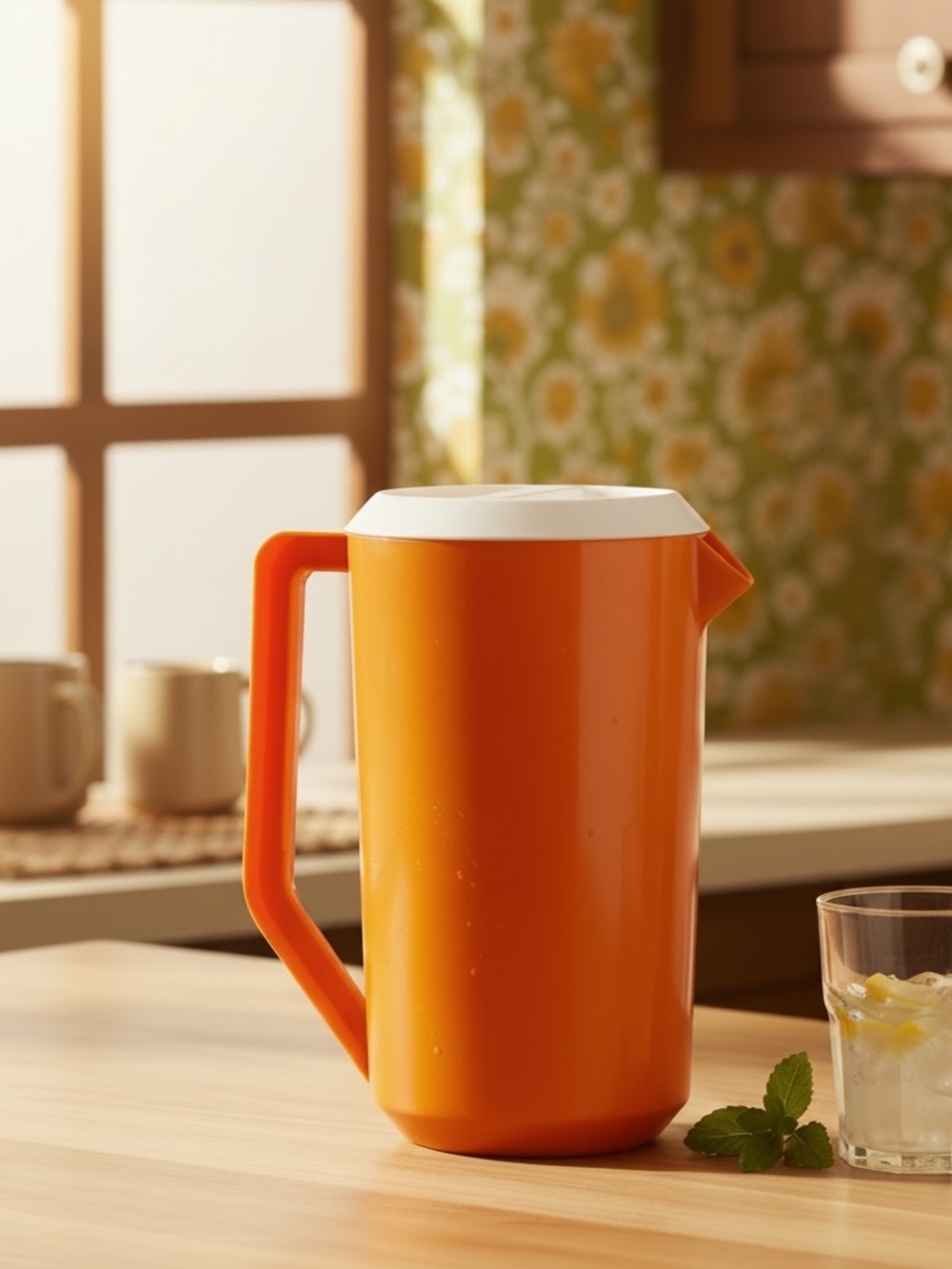 Vintage 1970’s Orange 2 1/4 Qt. Rubbermaid Pitcher